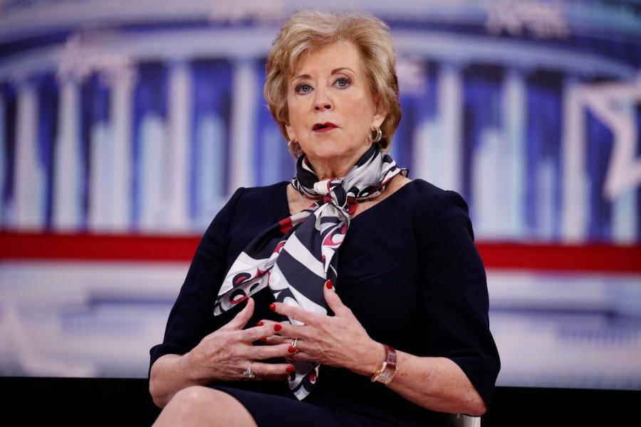 Linda McMahon, former World Wrestling Entertainment CEO, ran unsuccessfully as a Republican candidate in 2010 and 2012 U.S. Senate races. She was appointed administrator of the Small Business Administration under President Donald Trump. Donald Trump,Arnold Schwarzenegger,Cynthia Nixon,Celebrities turned politicians,Celebrities as politicians