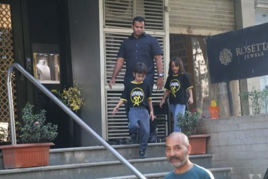 Aamir Khan's son Azad Rao Khan spotted at martial arts class in Bandra.