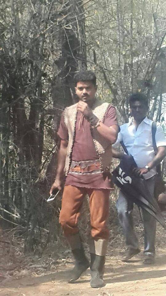Vijay's Puli Movie Working Stills Puli,tamil movie Puli,Puli movie stills,Puli movie pics,Vijay,Shruti Haasan,Hansika Motwani,Sridevi,Sudeep,kicha Sudeep,tamil movie stills,tamil movie pics