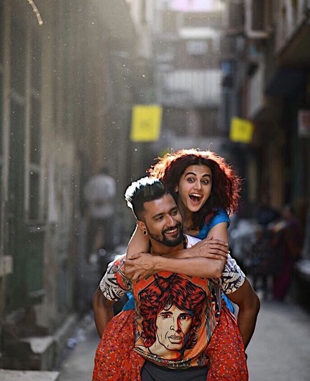 Taapsee Pannu and Vicky Kaushal look like the perfect young Punjabi couple for Manmarziyan movie. Taapsee Pannu,actres Taapsee Pannu,Taapsee Pannu in Manmarziyaan,Manmarziyaan,Manmarziyaan first look,Manmarziyaan poster,Manmarziyaan wallpaper,Taapsee Pannu in Punjabi Kudi