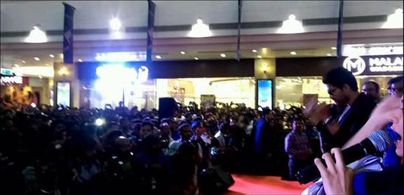 Allu Arjun Promotes 'S/O Satyamurthy' (Son of Satyamurthy) in Kochi Son of Satyamurthy,S/o Satyamurthy,Allu arjun,allu arjun in kochi,S/o Satyamurthy promotions