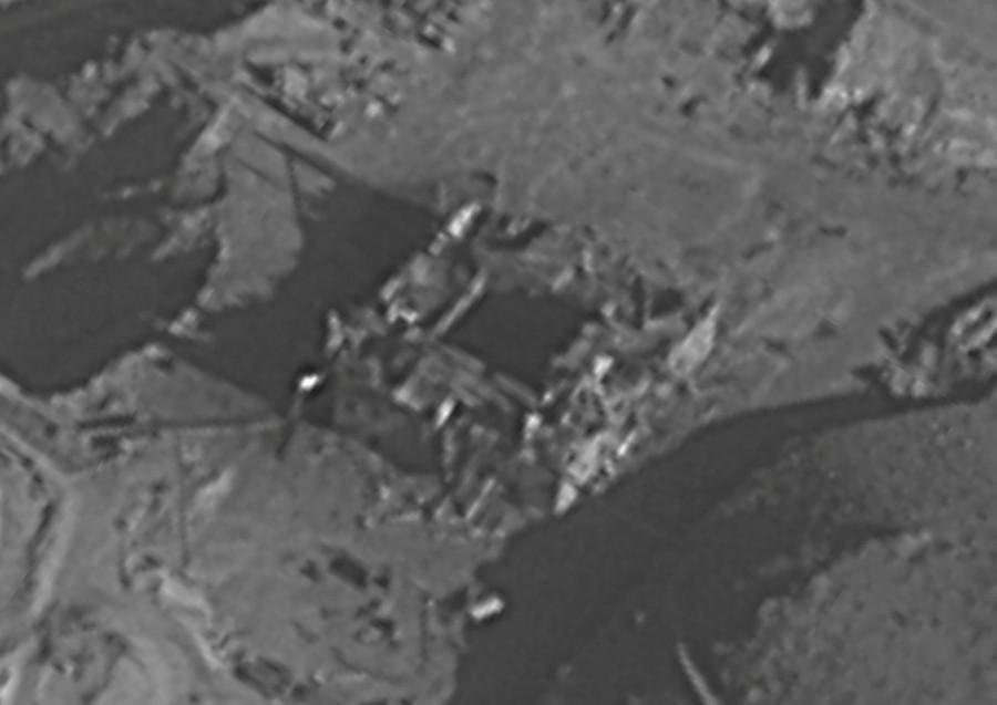 An undated material released by the Israeli military relates to an Israeli air strike on a suspected Syrian nuclear reactor site near Deir al-Zor on Sept 6, 2007. Israel admits bombing suspected Syrian,Israel admits bombing on Syrian,Syrian,Israel,warns Iran,Israel warns Iran,Syrian nuclear reactor