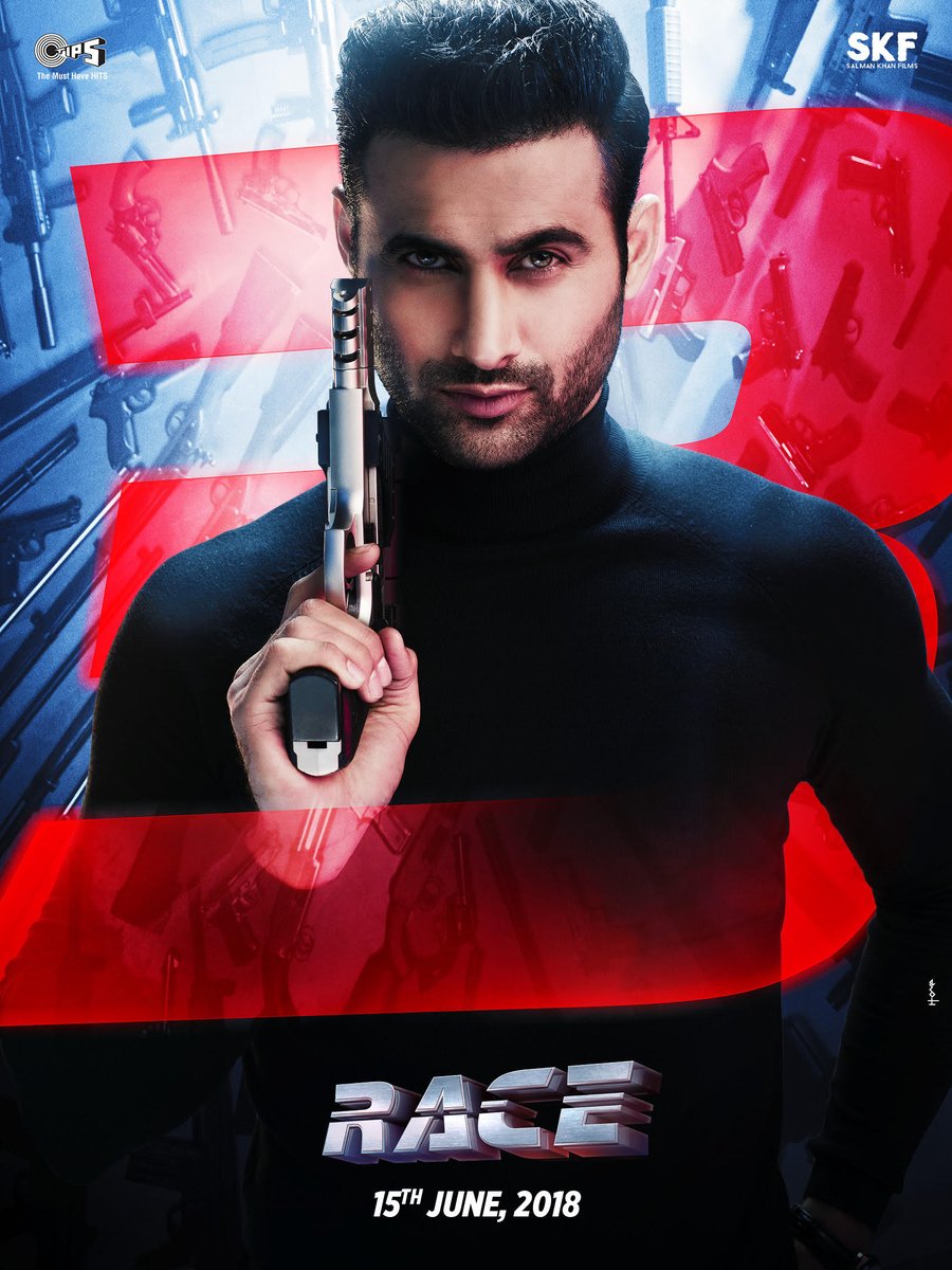 Saqib Saleem as Rana in Race 3. Race 3,Race 3 logo,Race 3 first look,Race 3 poster,salman khan race 3,Jacqueline Fernandez,Jacqueline Fernandez Race 3,Salman Khan,Salman Khan pics