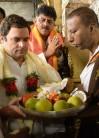 Congress President Rahul Gandhi on Satuday offered prayers at a Hindu temple here for the party's success in the upcoming Karnataka assembly polls.