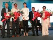 Deepika Padukone at the launch of a survey conducted by The Live Love Laugh (TLLLFoundation) Foundation in New Delhi.