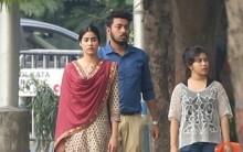 Actress Janhvi Kapoor, Ishaan Khatter during shooting of their upcoming movie "Dhadak" in Kolkata, on March 24, 2018. Dhadak is an official remake of Marathi film Sairaat, which is produced by Karan Johar.
