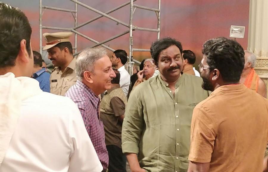 Paying tributes to NTR, the Vice President said his portrayal of Lord Krishna and Lord Vishnu would always be remembered. He also recalled the late leader's contribution in preserving the language and the culture and his championing the cause of Telugu people. NTR biopic launch,NTR biopic launch live streaming,NTR biopic launch live on Youtube,President M Venkaiah Naidu,NTR biopic launch chief guest,Nandamuri Balakrishna,NT Rama Rao biopic,NTR biopic opening ceremony