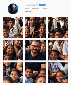 Superstar Aamir Khan's latest Instagram post gives a glimpse into his work towards his social initiative, Paani Foundation. The post has Aamir in company of children from Zakhangaon village.  Aamir is seen striking a childlike smile as he is surrounded by happy faces. Captioning the series of nine instagram posts, he wrote, 'The kids of Zakhangaon village can bring a smile to anyone’s face :-)'. The candid click showcases the kids delight on having the Superstar visit town.