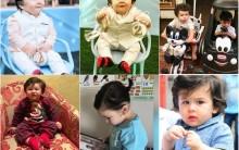 Saif Ali Khan and Kareena Kapoor's son Taimur Ali Khan looks so cute while playing.