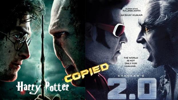 Rajinikanth, Akshay Kumar's 2.0 poster copied from Hollywood movie Harry Potter?