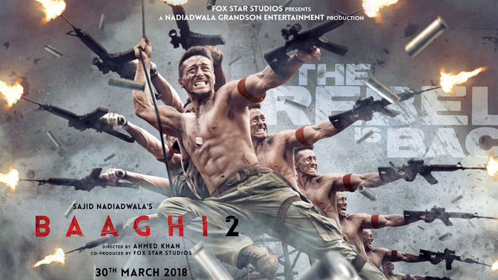 1. Biggest action film of the year: 'Baaghi 2' will showcase power-packed stunts and high octane sequences of all forms providing a variety of powerful sequences for action lovers. The action flick includes a chase sequence, an indoor hand to hand combat sequence and also an outdoor mega action sequence. The action scenes will not only include hand to hand sequences but also all kinds of explosives and weapons. Taking the action a notch higher with its second instalment Baaghi 2 will enhance the action for the audience showcasing Tiger Shroff in a more muscular avatar than the prequel. Baaghi 2 movie review,Baaghi 2 review,Baaghi 2,Tiger Shroff,Disha Patani,Tiger Shroff and Disha Patani,5 reason to watch Baaghi 2,Baaghi 2 pics,Baaghi 2 images