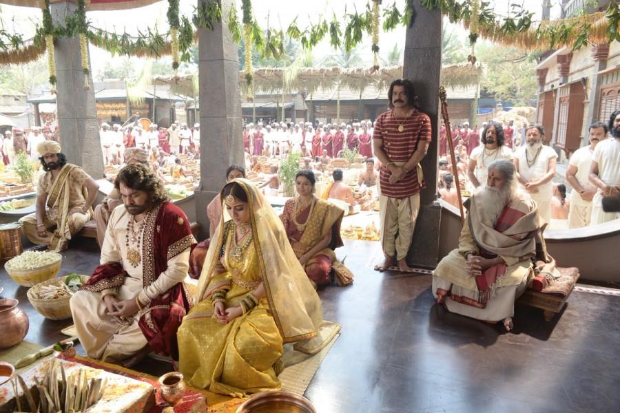 The cine icon, 75, is here to shoot for the film, being directed by Surender Reddy and produced by Ram Charan. It will be based on the life of freedom fighter Uyyalawada Narasimha Reddy. Double Oscar-winning A.R. Rahman has been roped in to compose the music. Amitabh Bachchan,Chiranjeevi,Nayanthara,Chiranjeevi and Nayanthara,Sye Raa Narasimha Reddy,Sye Raa Narasimha Reddy first look,Sye Raa Narasimha Reddy poster