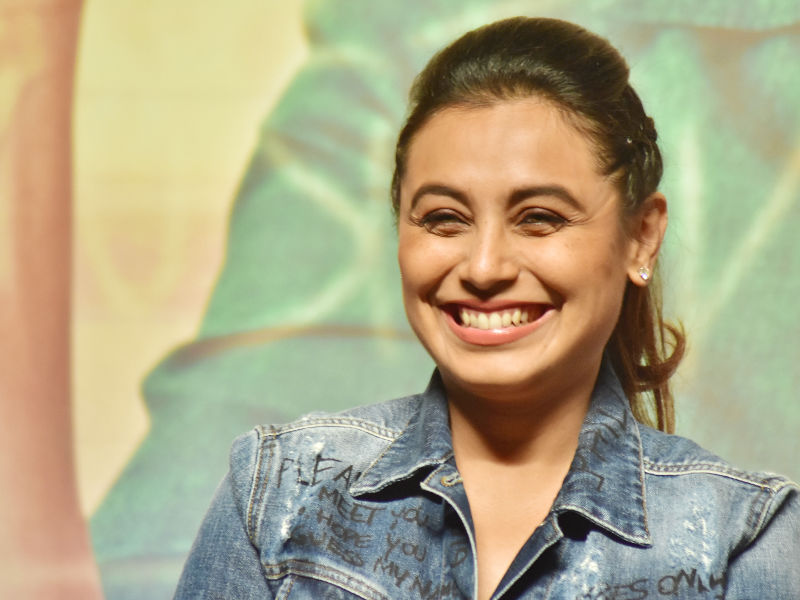 In "Hichki", the 40-year-old actress plays the character of Naina Mathur who is suffering from the Tourette Syndrome, a nervous system disorder that forces an individual to make involuntary repetitive movements or sounds. Rani Mukerji,actress Rani Mukerji,Hichki success meet,Hichki success meet pics,Hichki success meet images,Hichki,Hichki pics,Hichki images,rani mukerji hichki
