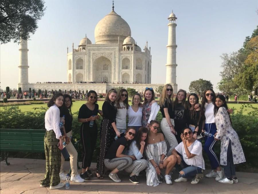 Bollywood actor Shah Rukh Khan's wife Gauri Khan and their daughter Suhana Khan during their visit to the Taj Mahal in Agra. Gauri Khan,Suhana Khan,Gauri Khan with daughter Suhana,Suhana Khan pics,Suhana Khan photos,SRK daughter Suhana Khan,Shah Rukh Khan,Shah Rukh Khan wife,Shah Rukh Khan wife Gauri Khan
