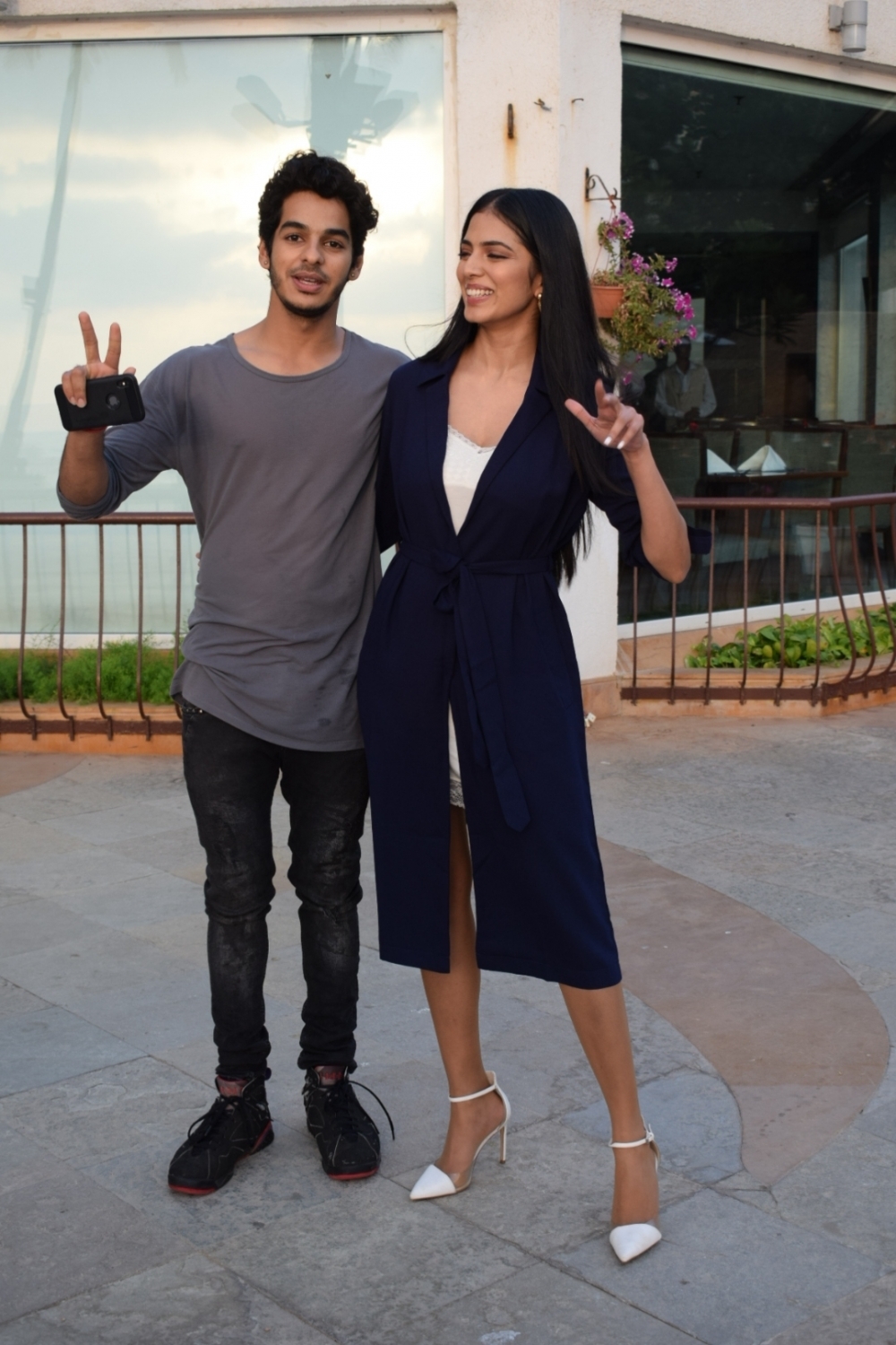 The film is scheduled for a worldwide release on April 20, 2018 and the stars are promoting it in a full swing. Ishaan Khatter and Malavika Mohanan,Ishaan Khatter,Malavika Mohanan,Beyond The Clouds,Beyond The Clouds movie,Beyond The Clouds promotion,Beyond The Clouds movie promotion,Beyond The Clouds pics,Beyond The Clouds images