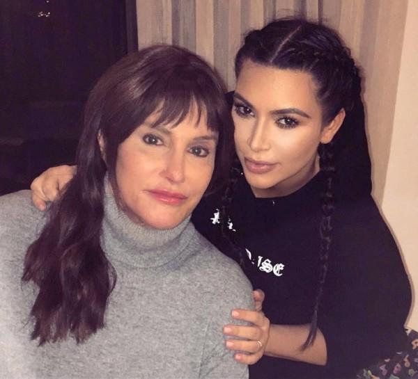 Kim Kardashian shares throwback photo of Kris Jenner, Caitlyn Photos