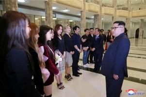 Kim Jong Un,North Korean leader Kim Jong Un,K-pop stars,South Korean K-pop stars,Pyongyang