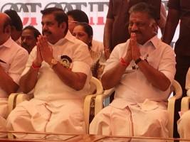 Palaniswami and Panneerselvam,Palaniswami,Panneerselvam,Edappadi Palaniswami,Cauvery protest,TN Cauvery protest,Cauvery Mangement Board,AIADMK,AIADMK protest