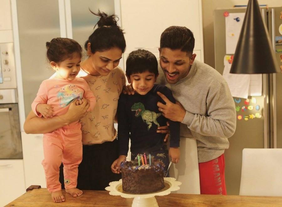 Tollywood superstar Allu Arjun took social media and shared a picture on Instagram to share an adorable picture with his son Ayaan, who celebrates his birthday today. Allu Arjun,Allu Ayaan,Allu Ayaan birthday,Allu Ayaan birthday celebration,Allu Ayaan birthday celebration pics,Allu Ayaan birthday celebration images,Allu Arjun son Allu Ayaan,Allu Arjun son Allu Ayaan birthday