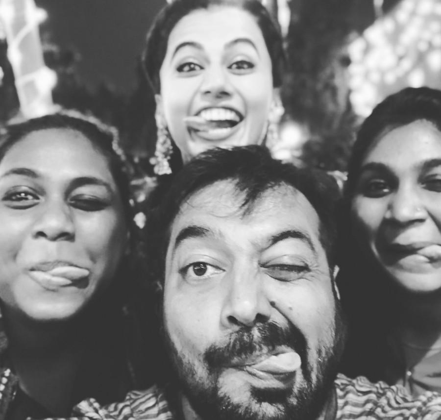 Born in a Sikh family in Delhi, Taapsee seems to having a gala time shooting for her next, Manmarziyaan directed by Anurag Kashyap in which she plays a girl from small town Punjab. Her social media has already given us a peek into her characters look and we are loving every bit of this pretty avatar of Taapsee and now her director took to Instagram and shared images of an all smiling Taapsee Pannu from what appears to be a pictures snapped post a song shoot. Taapsee Pannu,actress Taapsee Pannu,Taapsee Pannu Desi Avatar,Taapsee Pannu pics,Taapsee Pannu images,Taapsee Pannu new pics