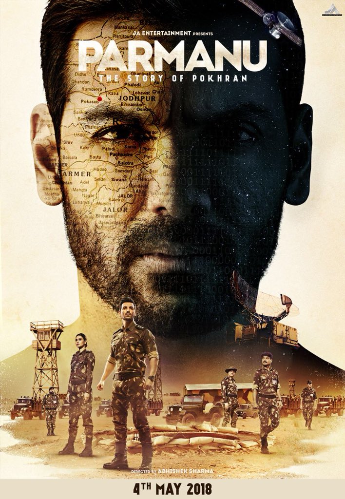 Actor John Abraham's Parmanu: The Story of Pokhran movie poster Parmanu: The Story Of Pokhran,Parmanu: The Story Of Pokhran first look,Parmanu: The Story Of Pokhran first look poster,Parmanu: The Story Of Pokhran poster,John Abraham,Diana Penty