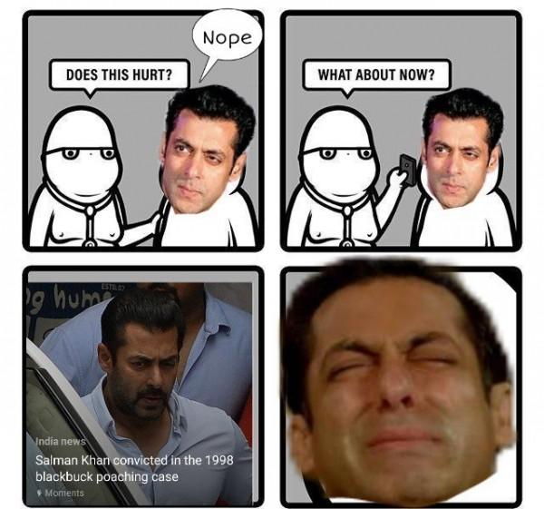 Salman Khan convicted in Blackbuck poaching case: Funny memes of superstar  goes viral - Photos,Images,Gallery - 86616