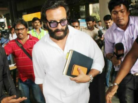 Saif Ali Khan spotted at Mumbai airport while returning from Jodhpur.