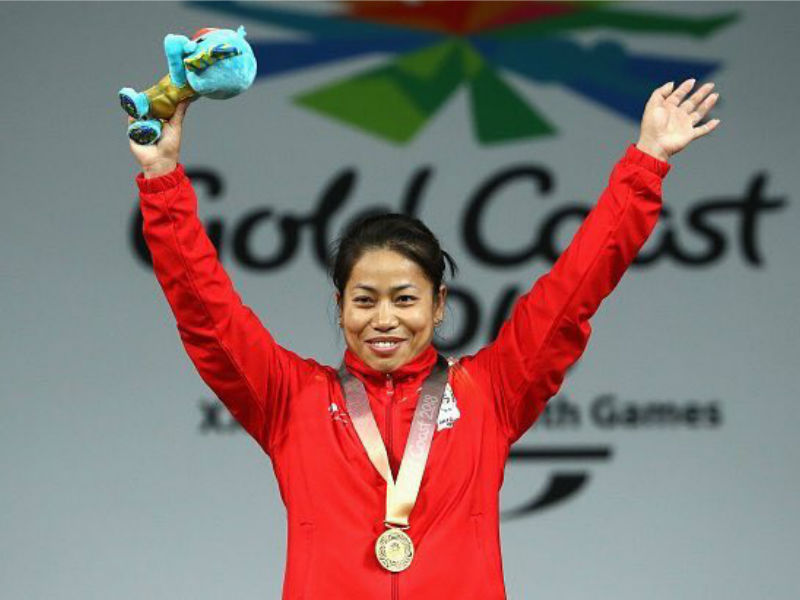 Indian weightlifter Sanjita Chanu won gold in the women's 53 kilogram category at the 21st Commonwealth Games (CWG) here on Friday. The Manipuri star lifted a total of 192 kg which included a CWG record of 84 kg in the snatch and 108 kg in clean and jerk. Defending champion Loa Dika Toua of Papua New Guinea was a distant second with 182 kg while New Zealand's Rachel Leblanc-Bazinet took bronze with 181 kg. Sanjita Chanu,lifter Sanjita Chanu,Sanjita Chanu wins gold,Commonwealth Games,Commonwealth Games 2018,21st Commonwealth Games