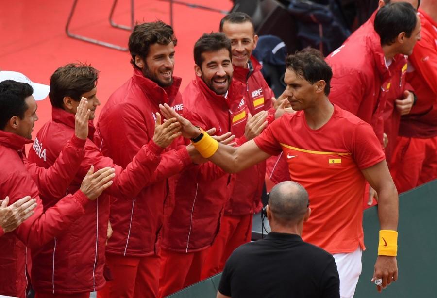 In the opening match, world number 4 Alexander Zverev upset the local favourite David Ferrer 6-4, 6-2, 6-2. Saturday sees the doubles duel and the two final singles are scheduled for Sunday. Rafael Nadal,Rafael Nadal wins Davis Cup,Davis Cup,Davis Cup 2018,Philipp Kohlschreiber