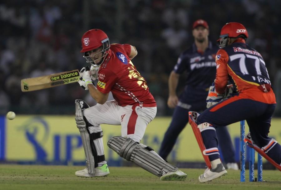 But with 29 runs needing in 27 balls, Nair was sent packing by pacer Daniel Christian. While trying to pull powerfully over mid-wicket, Nair could not connect properly and found Boult standing on the boundary rope who took a regulation catch. In his 33 ball innings, Nair slammed five boundaries and two sixes. The fall of wicket brought in Marcus Stoinis (22 not out), who, along with Miller, then rotated the strike till the end and made sure their team reached the finish line. Kings XI Punjab beat Delhi Daredevils,Kings XI Punjab,Delhi Daredevils,Lokesh Rahul,Karun Nair,IPL 2018,IPL 2018 pics,IPL 2018 images