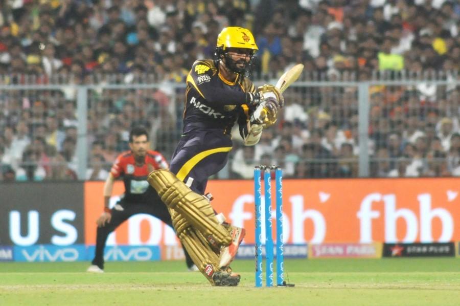 While Narine and vice captain Robin Uthappa (13) associated for a 49-run stand for the second wicket, newly appointed skipper Dinesh Karthik, who was unbeaten on 35 off 29 balls, joined hands with Rana for a 55-run partnership for the fourth wicket. For RCB, Yadav (2/27) bowled well to bag the wickets of Narine and Uthappa (13) while English pacer Chris Woakes (3/36) was the pick of the bowlers, picking up the wickets of big-hitting Australian opener Chris Lynn (5), Rinku Singh (6) and Andre Russell (15). Kolkata Knight Riders,Kolkata Knight Riders beat Royal Challengers Bangalore,KKR beat RCB,RCB,Royal Challengers Bangalore,Virat Kohli,IPL 2018,IPL 2018 pics,IPL 2018 images