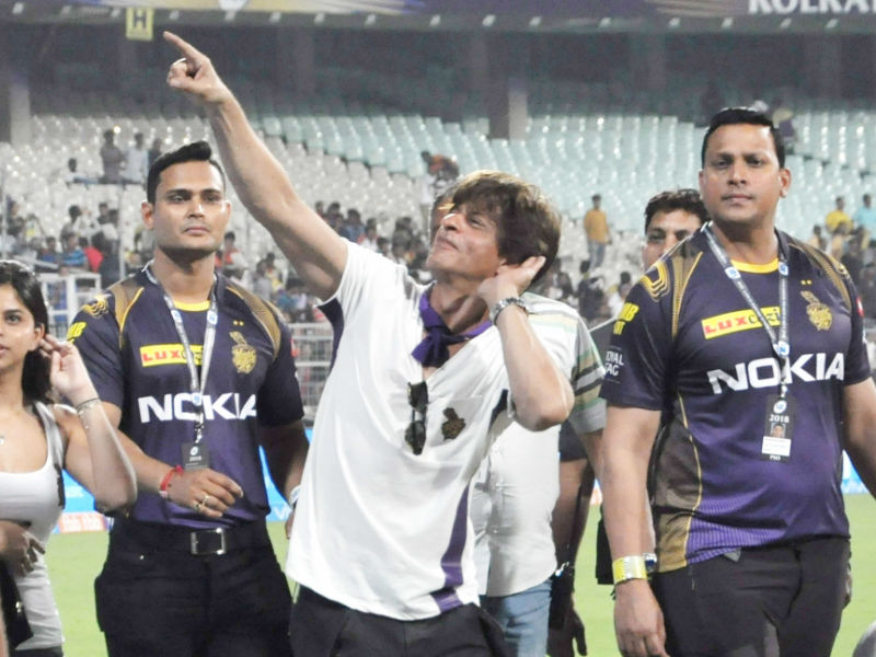 Shah Rukh was likely to be present for this game but the veteran actor might not be able to attend most of KKR's matches this time due to shooting commitments. Shah Rukh Khan,Shah Rukh Khan at IPL,Shah Rukh Khan at IPL 2018,SRK,Kolkata Knight Riders,KKR,IPL 2018,IPL 2018 pics,IPL 2018 images