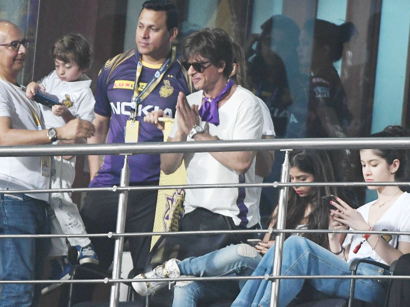 Ever since the inception of the IPL in 2008, Shah Rukh has been a constant feature in KKR home and away games. Shah Rukh Khan,Shah Rukh Khan at IPL,Shah Rukh Khan at IPL 2018,SRK,Kolkata Knight Riders,KKR,IPL 2018,IPL 2018 pics,IPL 2018 images