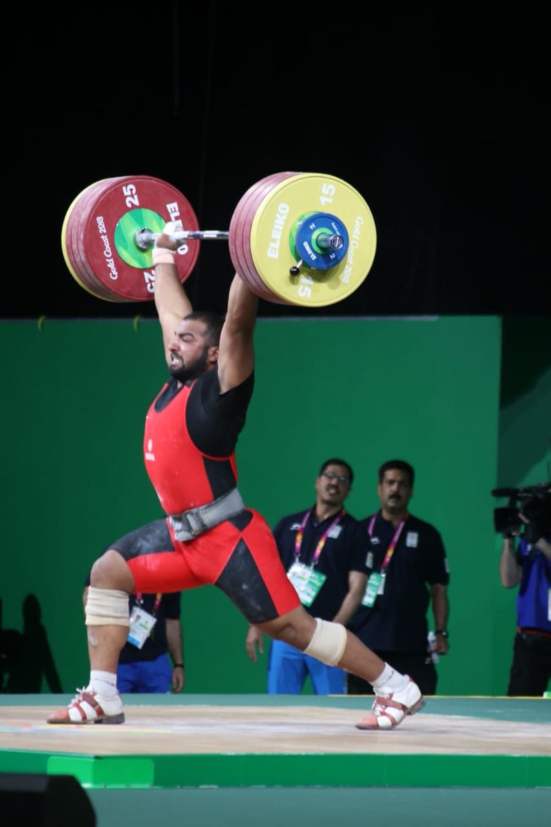 Boxall and Ghana's Richmond Osarfo also cleared 152 kg in the snatch, but Pardeep took the second spot due to a lesser bodyweight. The clean and jerk saw a bit of a drama as both Mao and Pardeep started off with successful lifts of 200 kg. Weightlifter Pardeep Singh,Pardeep Singh,Pardeep Singh wins Silver,Commonwealth Games 2018,CWG 2018,Pardeep Singh pics,Pardeep Singh images