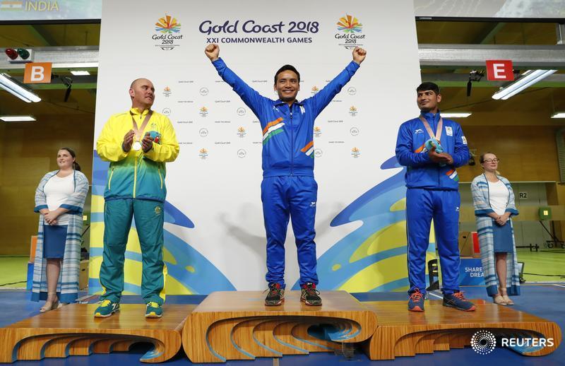 Earlier, Om enjoyed a promising start to his campaign and emerged as the best shooter in the qualification stage. He equalled the Commonwealth Games (CWG) record on his way to qualifying for the final. Commonwealth Games,Commonwealth Games 2018,CWG 2018,Shooter Jitu Rai,Jitu Rai,Jitu Rai wins gold,Air Pistol