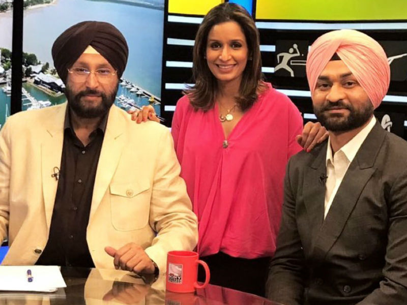 Ahead of his biopic Soorma's release Sandeep headed to Australia to do the commentary for Hockey at the Common Wealth games. Sandeep Singh is a hockey legend and the ex-Captain of the Indian National Hockey Team. He is regarded as one of the world's most dangerous drag-flickers, has given many a golden moment to Indian hockey. Sandeep Singh,Sandeep Singh as Commentary box,Common Wealth games 2018,Common Wealth 2018,Biopic Soorma,Soorma,Soorma release