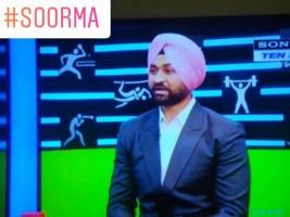 Sandeep Singh,Sandeep Singh as Commentary box,Common Wealth games 2018,Common Wealth 2018,Biopic Soorma,Soorma,Soorma release