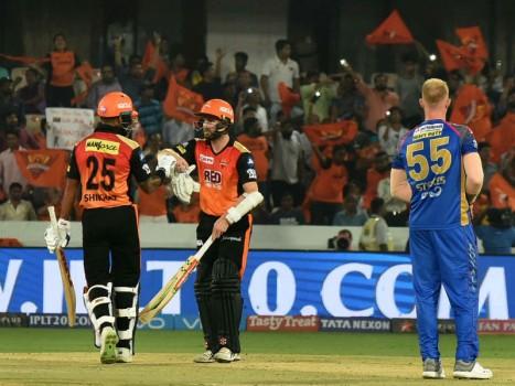 Brilliant batting from opener Shikhar Dhawan (77 not out) helped Sunrisers Hyderabad outplay Rajasthan Royals by nine wickets in the fourth match of the Indian Premier League (IPL) here on Monday. Right from the start, Dhawan, who slammed 13 boundaries and one six, made his intentions clear. Though Hyderabad started poorly, losing their opener Wriddhiman Saha (5), but after that there was no looking back as Dhawan and skipper Kane Williamson (36 not out) guided it to a comfortable victory with over four overs remaining.