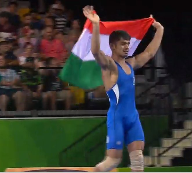 Indian wrestler Rahul Aware won gold in the men's 57 kilogram category at the 21st Commonwealth Games (CWG) here on Thursday. Aware overpowered Steven Takahashi of Canada 15-7 in the final. Wrestler Rahul Aware,Rahul Aware,Rahul Aware wins Gold,CWG 2018,Commonwealth Games