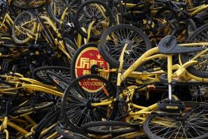 Chinese bike graveyard,bike graveyard,bike graveyard pics,bike graveyard images,bike-sharing graveyards,abandoned bikes