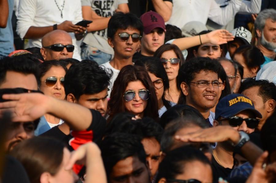 Bollywood celebrities, along with thousands of Mumbaikars, gathered on Sunday for a peaceful protest against the barbaric rape and murder of an eight-year-old girl in Kathua in Jammu and Kashmir, and sexual assault of another young girl in Unnao in Uttar Pradesh. Bollywood celebrities like Twinkle Khanna, Rajkummar Rao, Patralekha, Sameera Reddy, Tara Sharma, music director Vishal Dadlani, singer and social activist Sona Mohapatra, filmmaker Kiran Rao, Aditi Rao Hydari, veteran actress Helen were among many others who came on the streets of Bandra to protest against the incidents of rape and seek justice. Twinkle Khanna,Kiran Rao,Kalki Koechlin,rape victims,Kathua,Kathua rape,kathua rape case,Kathua girl rape