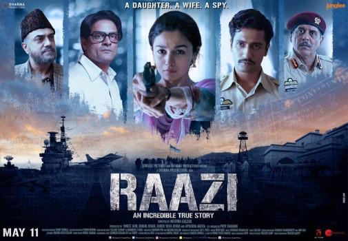 An incredible True Story! Raazi releasing on the 11th of May!