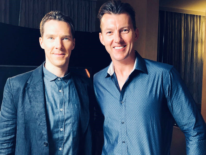 Australian cricketing legend Brett Lee recently met with Marvel Studios' Avengers: Infinity War Star Benedict Cumberbatch to talk about the Indian Premier League and his upcoming movie Avengers: Infinity War. The exclusive meeting took place during the Avengers: Infinity war press tour in Singapore and will be aired only on the Star Sports Network as a part of KENT CRICKET LIVE during this week’s SUPER SUNDAY broadcast ON APRIL 22, 2018 AT 2:30 PM. The Englishman, Benedict Cumberbatch, is familiar with the game, took on Brett Lee in the segment that is being pitted as a BestVsBest match up. Marvel Studios’ Avengers: Infinity War is set to release in India on the 27th of April 2018 in English, Hindi, Tamil and Telugu, in 2D, 3D and IMAX 3D formats. VIVO IPL 2018,IPL 2018,Avengers: Infinity War,Benedict Cumberbatch,Doctor Strange,Avengers: Infinity War actor