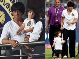 Shah Rukh Khan and his son AbRam turned into a doll,starkid,Shah Rukh Khan,AbRam,Shah Rukh Khan and AbRam,srk,Bollywood Badshah Shah Rukh Khan,actor Shah Rukh Khan