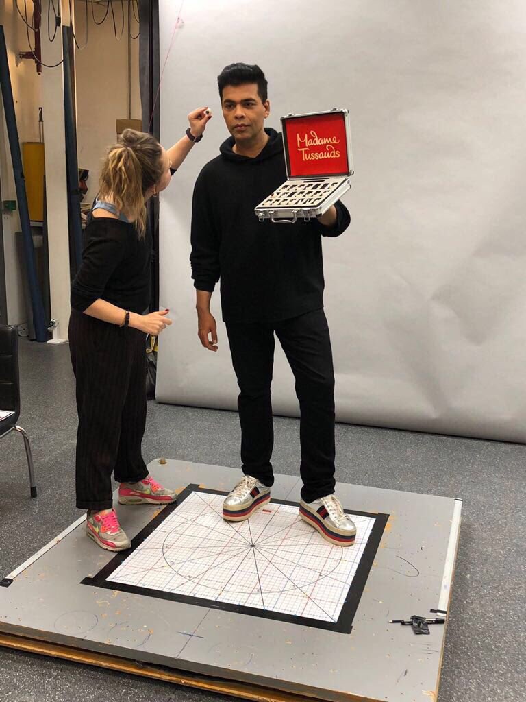 Currently, Karan has a slew of films in his kitty, including "Student Of The Year 2" and "Kalank", which features a star ensemble including Sanjay Dutt, Madhuri Dixit-Nene, Varun Dhawan, Aditya Roy Kapur, Sonakshi Sinha and Alia Bhatt. Karan Johar,Karan Johar wax statue,Karan Johar statue,Karan Johar wax statue at Madame Tussauds,Madame Tussauds,celebs at Madame Tussauds,Madame Tussauds pics,Madame Tussauds images