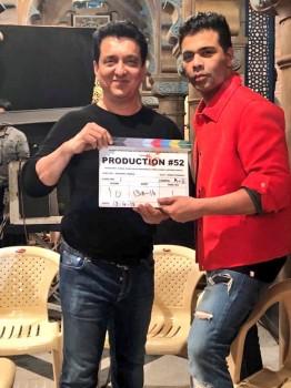 The shooting for filmmaker Karan Johar's next production venture 