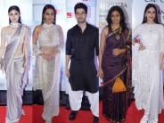 Manish Malhotra's "The Walk of Mijwan" fashion show event held at JW Marriott Hotel in Mumbai on April 19, 2018. From left to right Mouni Roy, Sonakshi Sinha, Sooraj Pancholi, Nandita Das and Sonali Bendre graced the event. Check out the above slideshow to see the photos of celebs like Asha Parekh, Waheeda Rahman, Daisy Shah, Dimple Kapadia, Huma Qureshi, Karan Tacker, Neetu Kapoor, Pooja Chopra, Pulkit Samrat, Saiyami Kher, Sanjeeda Shaikh, Saqib Saleem, Shabana Azmi, Tanishaa Mukerji, Yami Gautam and others who were also seen in super stylish avatars.