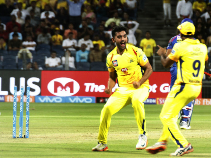 Deepak Chahar's away-moving ball was edged to first slip by Heinrich Klassen but Watson dropped the catch coming at his chest height in the second delivery of the first over. However, Shardul Thakur removed the South African, who was bowled in the fifth delivery of the second over, with the visiting side's score at 20. In the following over, Chahar dismissed Sanju Samson (2) as the Kerala batsman failed to handle a bouncer, managing it to touch it with the top-end of the bat. Chahar then dismissed Ajinkya Rahane (16 off 11) when the latter missed the line attempting a cross-bat stroke, leaving his side at 32/3 in 4.3 overs. Shane Watson,Shane Watson 100,Chennai Super Kings,Rajasthan Royals,CSK beats RR,CSK trash RR,Indian Premier League,Indian Premier League 2018,IPL 2018,IPL 2018 pics,IPL 2018 images