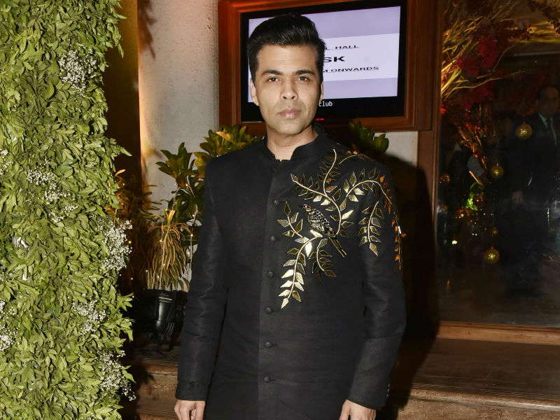 Karan Johar arrives at the wedding reception of Saudamini Mattu and Siddharth Bhandari in Mumbai. Aishwarya Rai,Amitabh Bachchan,Sonam Kapoor,Sara Ali Khan,Karan Johar,Saudamini Mattu,Siddharth Bhandari wedding reception,Saudamini Mattu wedding reception,Saudamini Mattu wedding reception pics,Saudamini Mattu wedding reception images,Siddharth Bhandari
