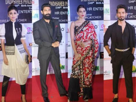 Dadasaheb Phalke Excellence Award 2018 event took place in Mumbai on April 21, 2018. From Left to right Shilpa Shetty, Rana Daggubati, Kriti Sanon and Shahid Kapoor graced the red-carpet and won big at the show. Check out the above slideshow to see the photos of celebs like Karan Johar, Aahana Kumra, Aditi Rao Hydari, Ashwini Iyer Tiwari, Rajkummar Rao, Kartik Aaryan, Tusshar Kapoor, Aahana Kumra, Sumona Chakravarti and others graced their presence at the award function.